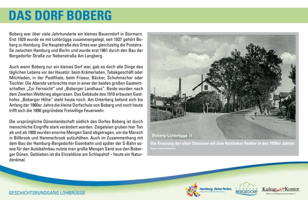 Das Dorf Boberg
  Standort: Am Langberg, Höhe Am Heesen
